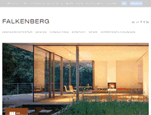 Tablet Screenshot of falkenberg.de.com
